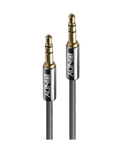 Lindy Cablu Audio 3.5mm, 2m, Cromo Line - LY-35322
