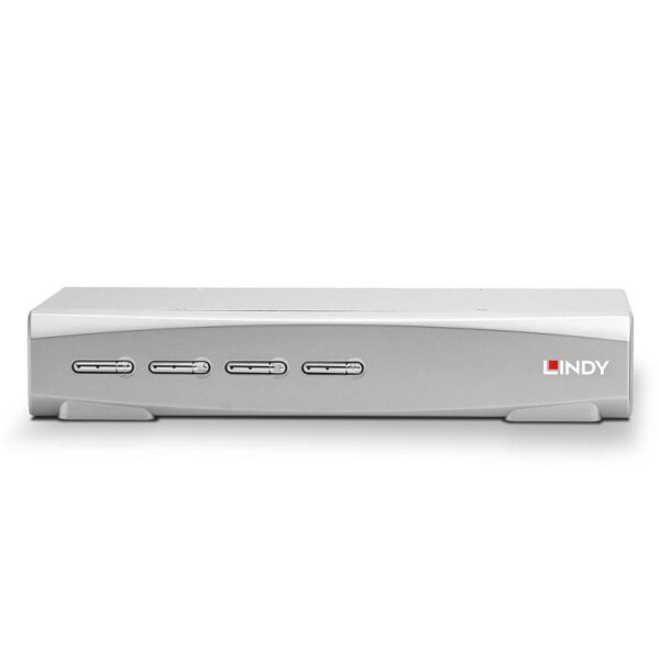 Lindy 4 Port HDMI 4K60 & USB KVM Switch - LY-39308