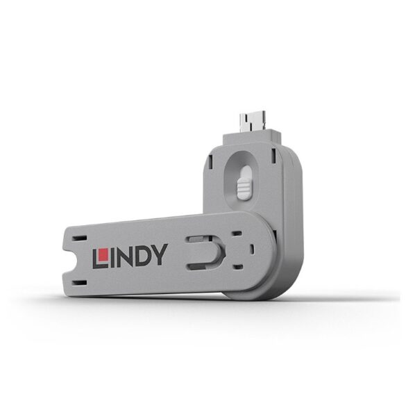 Lindy USB Type A Port Blocker Key, alb - LY-40624