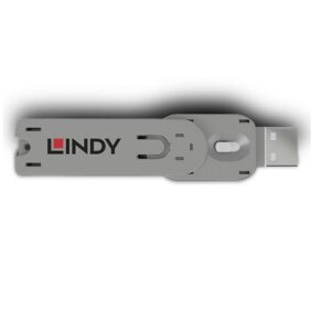 Lindy USB Type A Port Blocker Key, alb - LY-40624