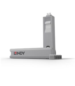Lindy USB Type C Port Blocker Key, pachet de 4, alb - LY-40427