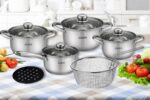 MADELINE, SET GATIT INOX 10 PIESE, COOKING BY HEINNER - HR-MSF-8178