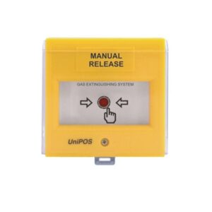 MANUAL RELEASE Button, FD3050Y; Button for manual activation