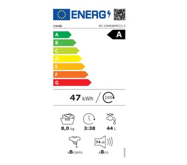 Masina de Spalat Candy RO 1284DWMST/1-S RapidO, 8kg