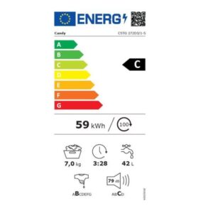 Masina de Spalat Rufe Verticala CANDY Smart CSTG 272D3/1-S