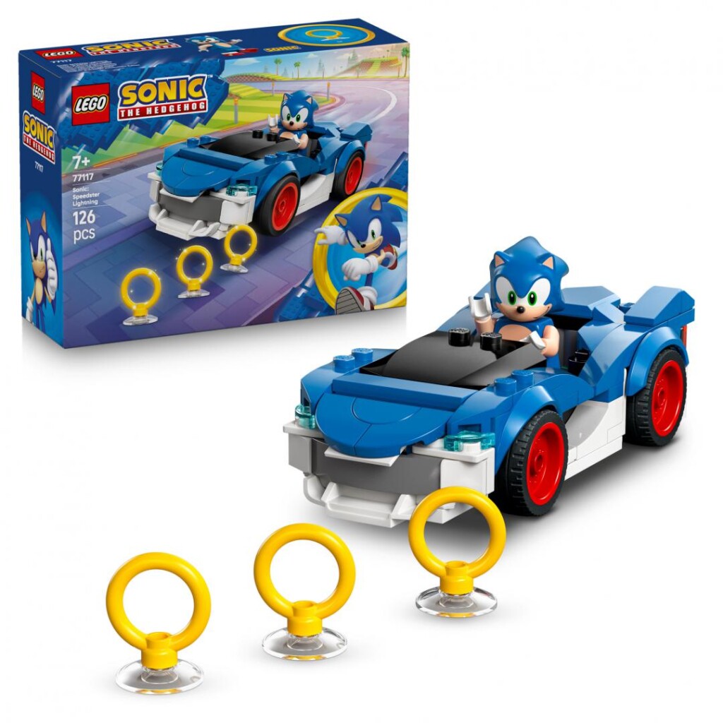 MASINA LUI SONIC: SPEEDSTAR LIGHTNING LEGO77117-01 MASINA LUI SONIC: SPEEDSTAR LIGHTNING LEGO77117 - imagine 1