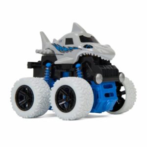 MASINA OFF-ROAD 4X4, 360 DE GRADE, 10.8CM, ALBA, MOMKI - MOMKI1819-20ALB