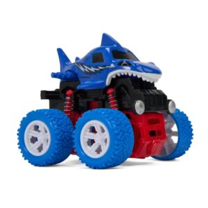 MASINA OFF-ROAD 4X4, 360 DE GRADE, 10.8CM, ALBASTRA, MOMKI - MOMKI1819-20ABS
