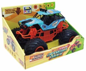 MASINUTA CU LUMINI, SUNETE SI FRICTIUNE, SCARA 1/24, 19CM, ALBASTRU - CEV24521-3006ABS