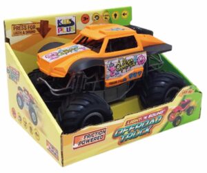 MASINUTA CU LUMINI, SUNETE SI FRICTIUNE, SCARA 1/24, 19CM, PORTOCALIU - CEV24521-3006POR