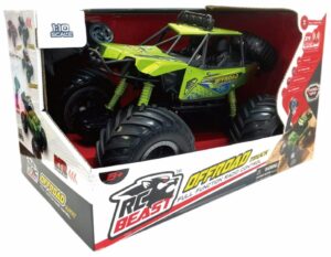 MASINUTA CU TELECOMANDA BIG FOOT, SCARA 1/10, 44CM, VERDE - CEV10001-1102VER