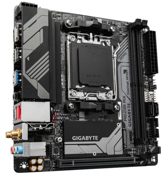 MB GIGABYTE A620I AX (rev. 1.0) AM5, 2xDDR5, 1x Display Port