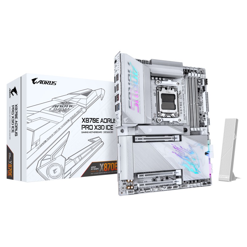 MB GIGABYTE X870E A PRO X ICE MB GIGABYTE X870E A PRO X ICE