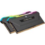 Memorie RAM Corsair Vengeance RGB PRO SL, DIMM, 16GB (8GB x 2) - CMH16GX4M2D3600C18