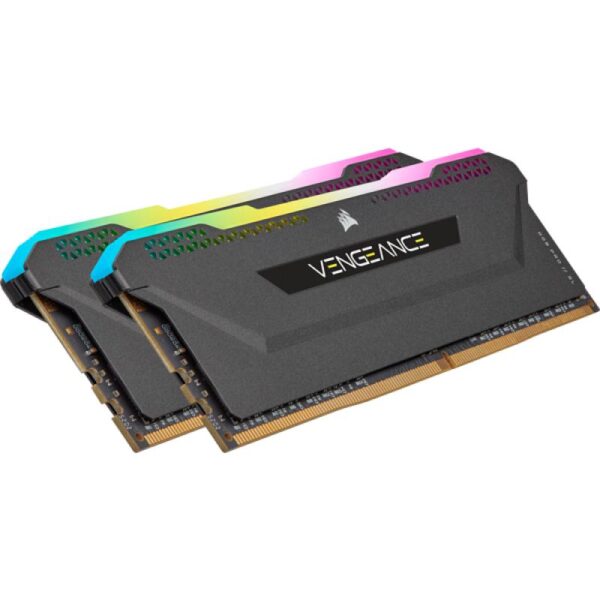 Memorie RAM Corsair Vengeance RGB PRO SL, DIMM, 16GB (8GB x 2) - CMH16GX4M2D3600C18