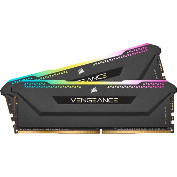 Memorie RAM Corsair Vengeance RGB PRO SL, DIMM, 16GB (8GB x 2) - CMH16GX4M2D3600C18