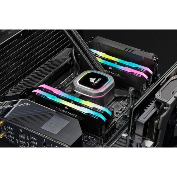 Memorie RAM Corsair Vengeance RGB PRO SL, DIMM, 16GB (8GB x 2) - CMH16GX4M2D3600C18