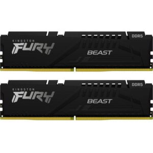 Memorie KINGSTON 32GB DDR5 6000MHz CL30 Dual Channel Kit FURY Beast - KF560C30BBEK2-32