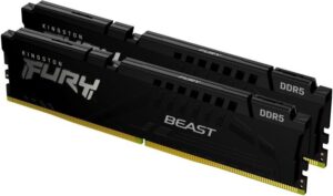 Memorie KINGSTON 32GB DDR5 6000MHz CL30 Dual Channel Kit FURY Beast - KF560C30BBK2-32