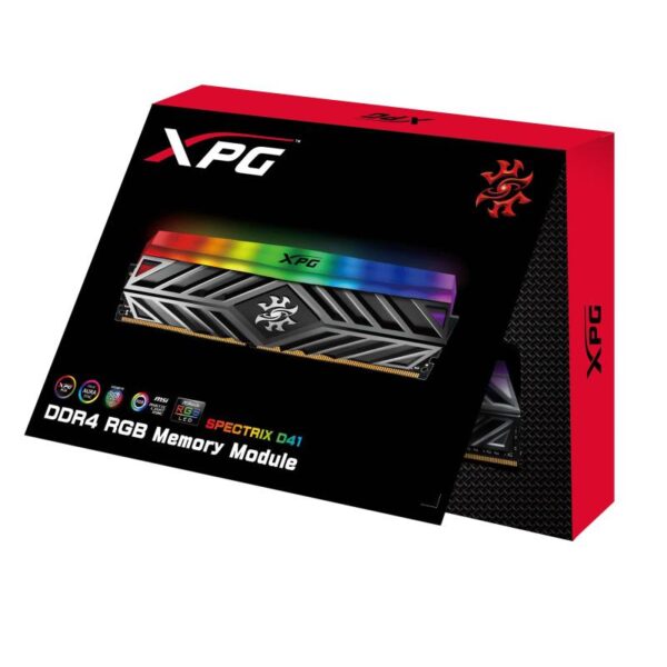 Memorie RAM ADATA, XPG Spectrix D41, DIMM, DDR4, 8GB, 2666MHz, CL16 - AX4U266638G16ST41