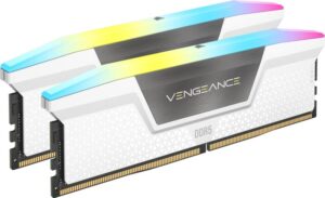 Memorie RAM Corsair, RGB, DDR5, 32GB (2x16GB), 6000MHz - CMH32GX5M2B6000Z30W
