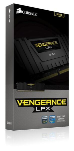 Memorie RAM Corsair Vengeance LPX Black, DIMM, DDR4, 4GB, CL14 - CMK4GX4M1A2400C14