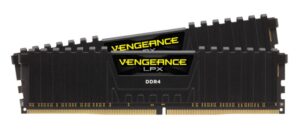 Memorie RAM Corsair Vengeance LPX Black, DIMM, DDR4, 64GB (2x32GB) - CMK64GX4M2E3200C16