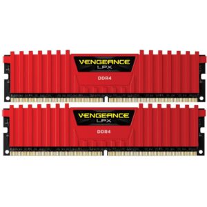 Memorie RAM Corsair Vengeance LPX Red, DIMM, DDR4, 16GB (2x8GB) - CMK16GX4M2A240C16R