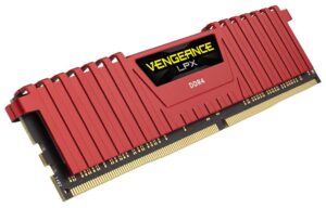 Memorie RAM Corsair Vengeance LPX Red, DIMM, DDR4, 4GB, CL14, 2400MHz - CMK4GX4M1A2400C14R