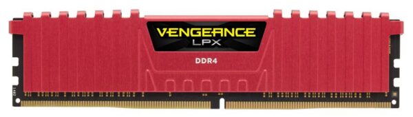 Memorie RAM Corsair Vengeance LPX Red, DIMM, DDR4, 4GB, CL14, 2400MHz - CMK4GX4M1A2400C14R