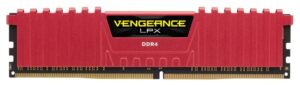 Memorie RAM Corsair Vengeance LPX Red, DIMM, DDR4, 8GB, CL16, 2666MHz - CMK8GX4M1A2666C16R