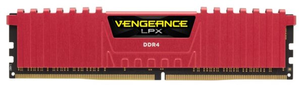 Memorie RAM Corsair Vengeance LPX Red, DIMM, DDR4, 8GB, CL16, 2666MHz - CMK8GX4M1A2666C16R