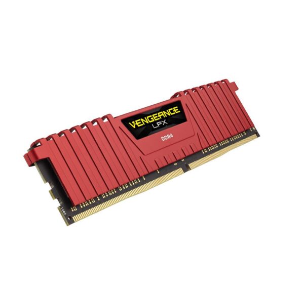 Memorie RAM Corsair Vengeance LPX Red, DIMM, DDR4, 4GB, CL16, 2400MHz - CMK4GX4M1A2400C16R