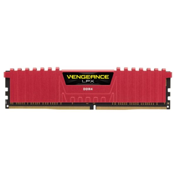 Memorie RAM Corsair Vengeance LPX Red, DIMM, DDR4, 8GB (2x4GB) - CMK8GX4M2A2666C16R