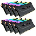 Memorie RAM Corsair VENGEANCE PRO RGB, DIMM, DDR4, 128GB (8x16GB) - CMW128GX4M8C3200C1