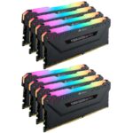 Memorie RAM Corsair VENGEANCE PRO RGB, DIMM, DDR4, 128GB (8x16GB) - CMW128GX4M8C3200C1