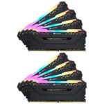 Memorie RAM Corsair VENGEANCE PRO RGB, DIMM, DDR4, 128GB (8x16GB) - CMW128GX4M8C3200C1