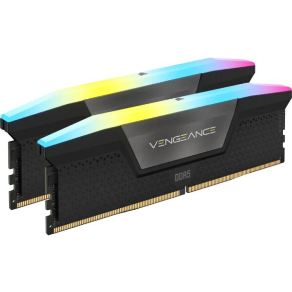 Memorie RAM CORSAIR VENGEANCE RGB 32 GB (2x16) DDR5, 6000 MHZ, CL36 - CMH32GX5M2E6000C36