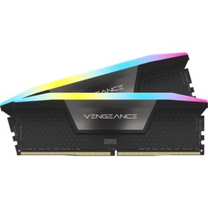 Memorie RAM CORSAIR VENGEANCE RGB 32GB (2x16) DDR5, 5600MHZ, CL40 - CMH32GX5M2B5600C40K