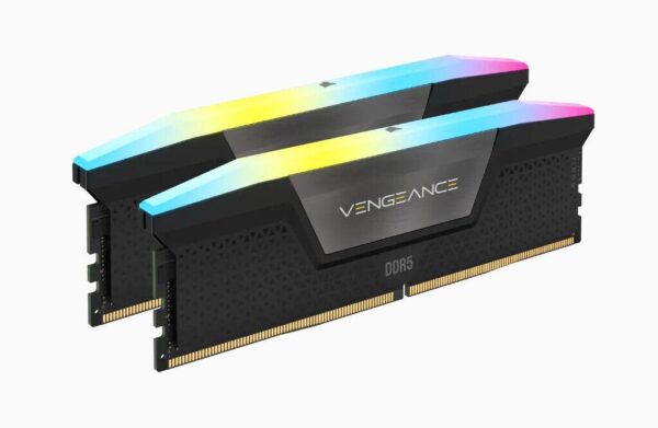 Memorie RAM CORSAIR VENGEANCE RGB 32GB (2x16) DDR5, 5600MHZ, CL40 - CMH32GX5M2B5600C40K