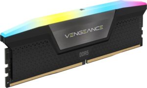 Memorie RAM CORSAIR VENGEANCE RGB 32GB (2x16) DDR5, 6000MHz, CL38 - CMH32GX5M2B6000C38