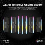 Memorie RAM CORSAIR VENGEANCE RGB 32GB (2x16) DDR5, 6000MHz, CL38 - CMH32GX5M2B6000C38