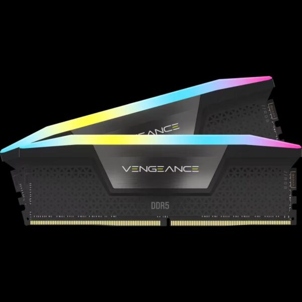 Memorie RAM CORSAIR Vengeance RGB 32GB (2x16) DDR5 6400MHz - CMH32GX5M2B6400C36