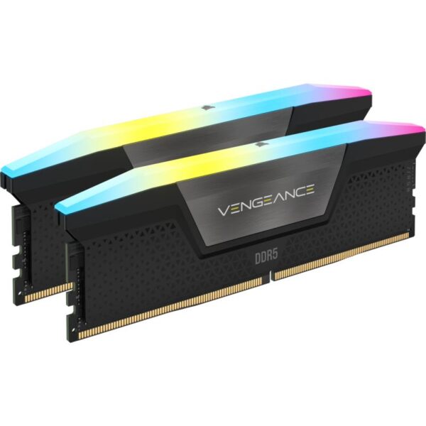 Memorie RAM CORSAIR VENGEANCE RGB 32GB (2x16) DDR5, 5600MHZ, CL40 - CMH32GX5M2B5600C40K