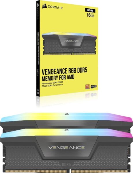 Memorie RAM CORSAIR VENGEANCE 32GB (2x16) DDR5, 6000MHZ CL36 - CMH32GX5M2E6000Z36