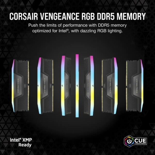 CR VENGEANCE® RGB 32GB (2x16GB) RGB DDR5 DRAM 7200MHz - CMH32GX5M2X7200C34