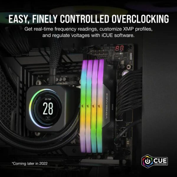 CR VENGEANCE® RGB 32GB (2x16GB) RGB DDR5 DRAM 7200MHz - CMH32GX5M2X7200C34