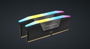 Memorie RAM CORSAIR Vengeance RGB 64GB (2x32) DDR5 5200MHz - CMH64GX5M2B5200C40
