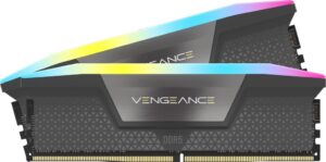 Memorie RAM CORSAIR VENGEANCE RGB 64GB (2x32) DDR5 6000MHZ - CMH64GX5M2B6000Z30