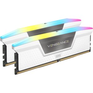 Memorie RAM CORSAIR Vengeance RGB White 32GB (2x16) DDR5 - CMH32GX5M2B6000C40W